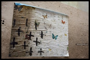 Butterfly Extinction :: Urban graffiti photography - Artwork © Michel Godts