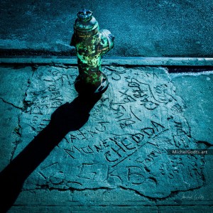Fire Hydrant For Chedda :: Urban decay photography - Artwork © Michel Godts