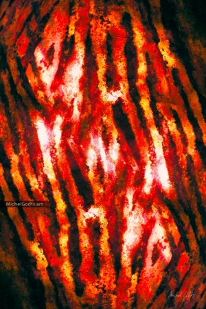 The Fire Within :: Abstract art from manipulated photography - Artwork © Michel Godts