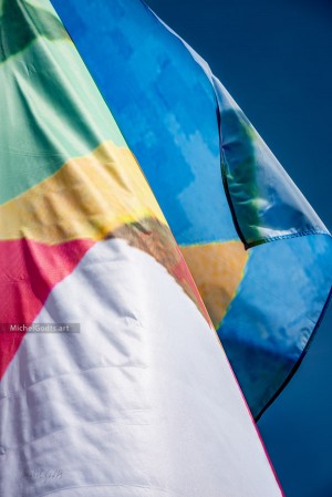 A Flag For All Summer :: Abstract realism photography - Artwork © Michel Godts