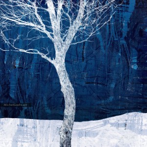 Frozen Tree :: Abstract landscape photo illustration - Artwork © Michel Godts