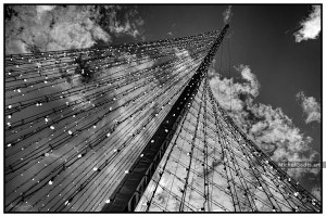 Liberty Pole Lights :: Black and white abstract fine art photograph - Artwork © Michel Godts