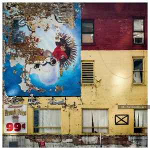 Mural Art At 9th and W42 :: Urban decay photography - Artwork © Michel Godts