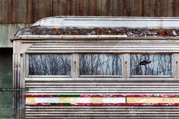 Abandoned Diner :: Fine art photography print - Artwork © Michel Godts