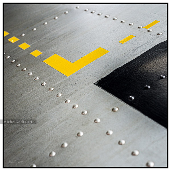 Aircraft Markings Abstract :: Abstract minimalism photography - Artwork © Michel Godts