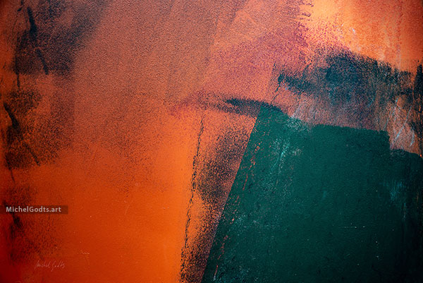 At Volcano’s Edge :: Abstract expressionism photography - Artwork © Michel Godts