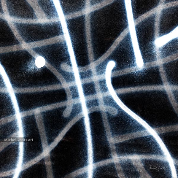 Celestial Highways Graffiti :: Abstract art print from manipulated photography - Artwork © Michel Godts