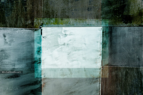 Cloudy Day Outside My Cell :: Abstract art from manipulated photography - Artwork © Michel Godts