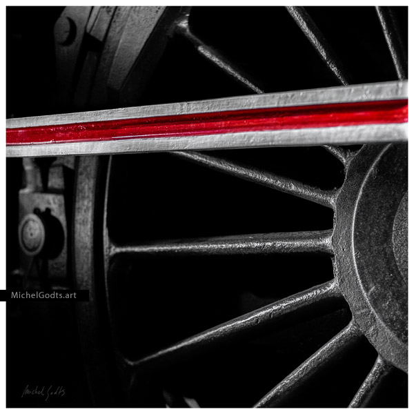 Coupling Rod Abstract :: Abstract realism photography - Artwork © Michel Godts
