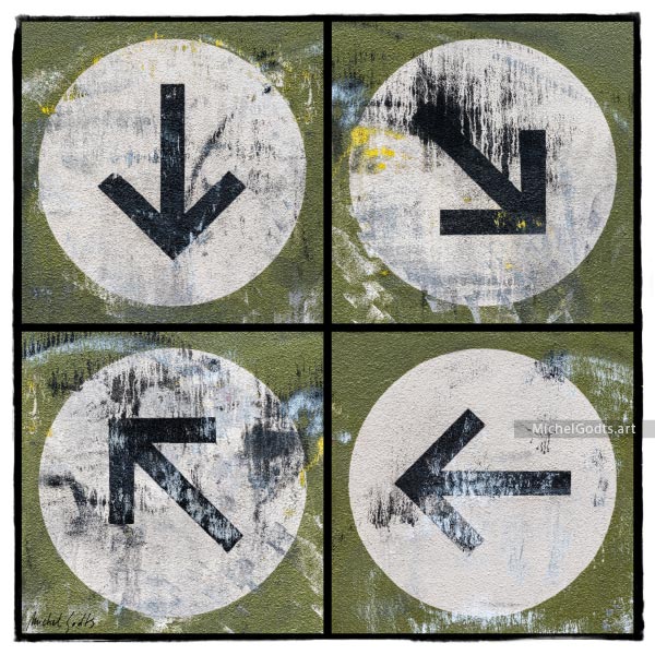 Follow Your Arrow :: Abstract fine art photography print - Artwork © Michel Godts