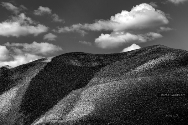 Industrial Dune :: Black and white fine art photography print - Artwork © Michel Godts