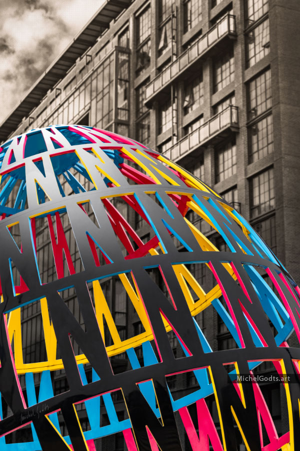 NoMa Egg Sculpture :: Fine art photography print of public art - Artwork © Michel Godts