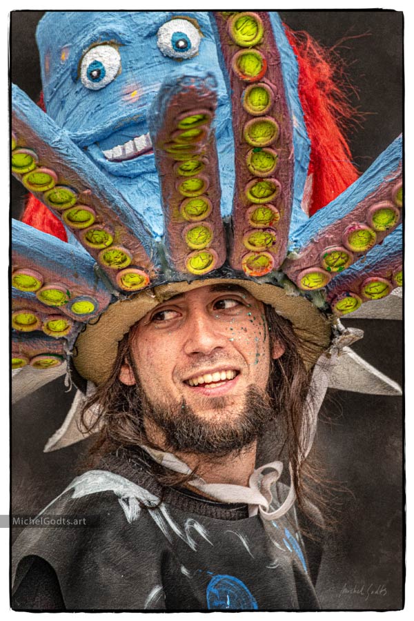 Octopus Man :: Portraiture fine art photography print - Artwork © Michel Godts