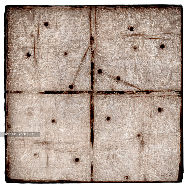 Rustic Wood Texture Abstract :: Abstract art from manipulated photography - Artwork © Michel Godts