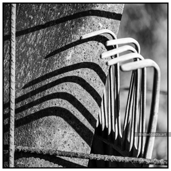 Shadow’s Grip :: Black and white fine art photography print - Artwork © Michel Godts