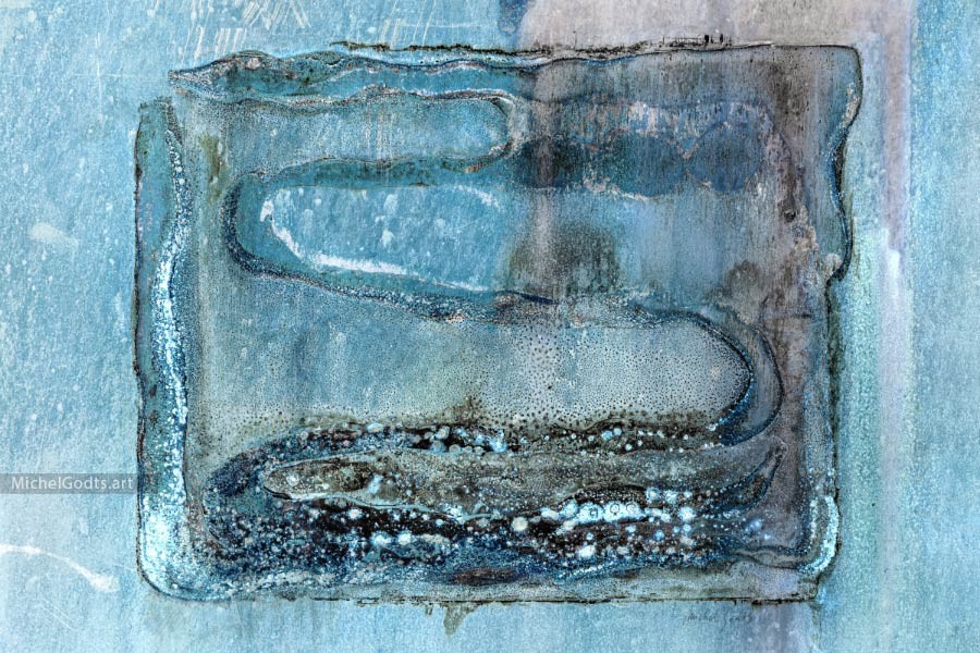 Undersea Burrow :: Abstract texture photography - Artwork © Michel Godts