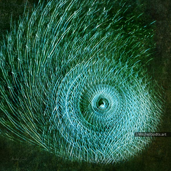 Vortex of Spring Renewal :: Abstract expressionism digital art print - Artwork © Michel Godts