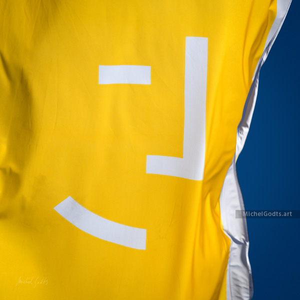 Yellow Flag Profile :: Abstract realism photography - Artwork © Michel Godts